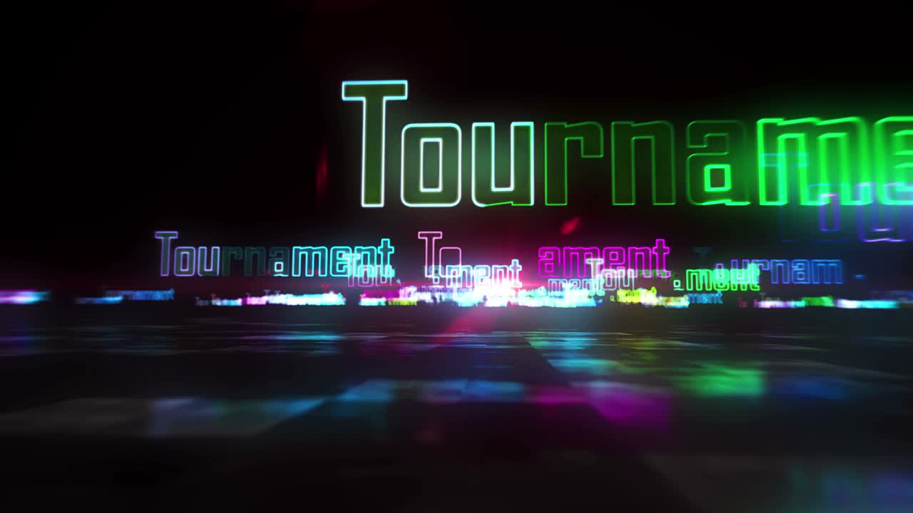 Tournament esport game abstract loopable hyperspace animation