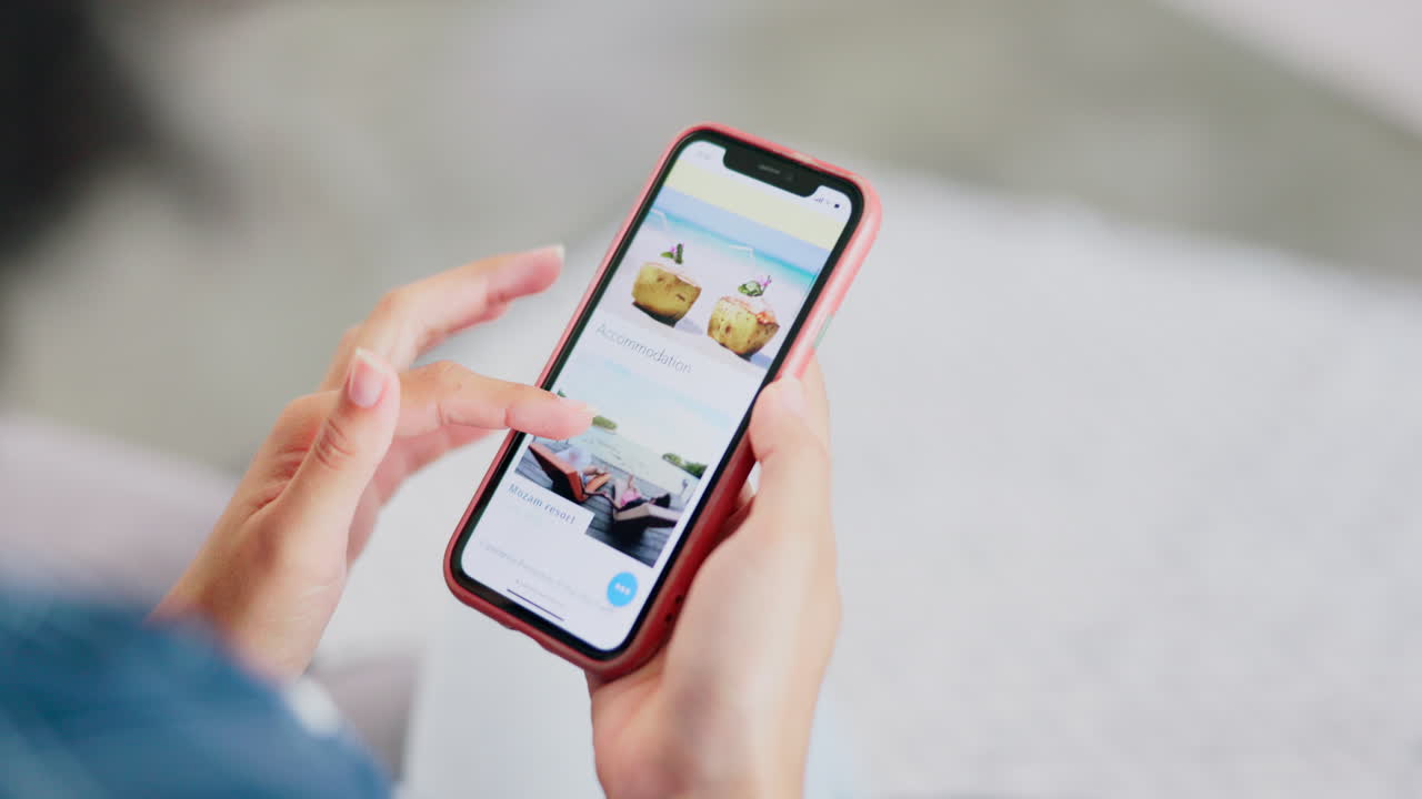 Phone screen, travel agency