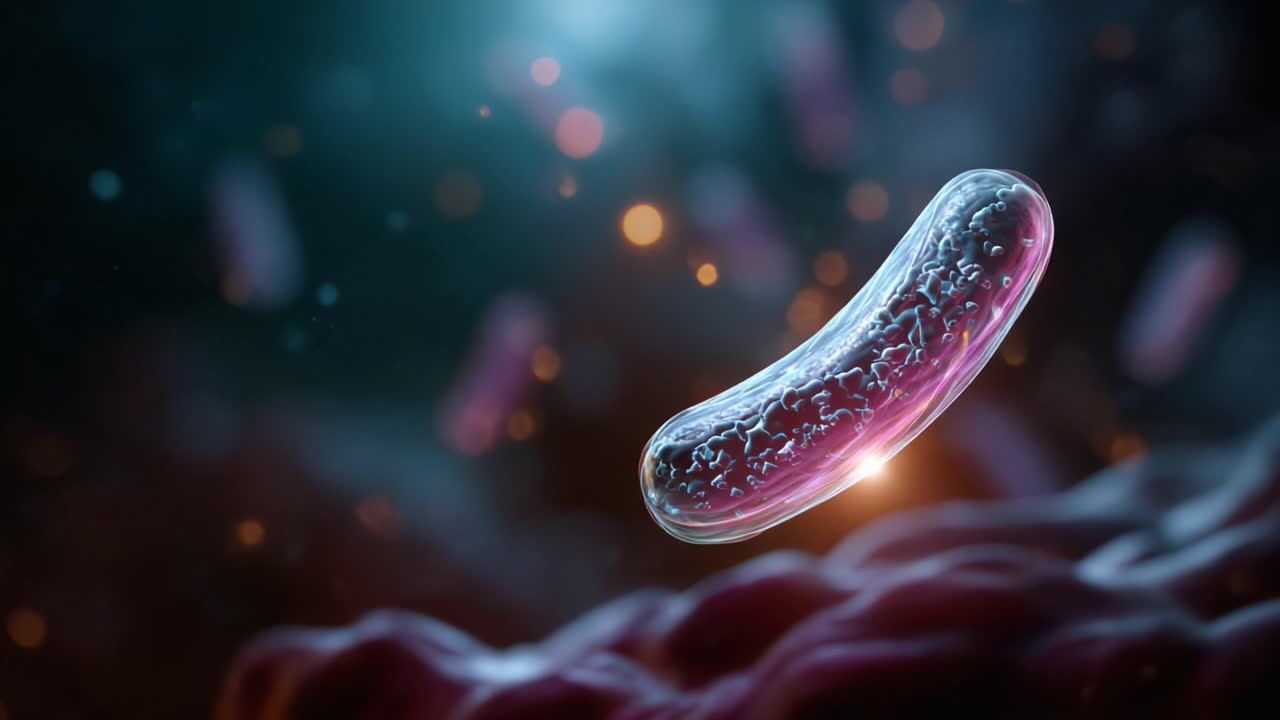 Captivating Microscopic Views of Bacteria: Exploring the Intricate Structures and Vibrant Colors of Microorganisms in an Enigmatic Environment