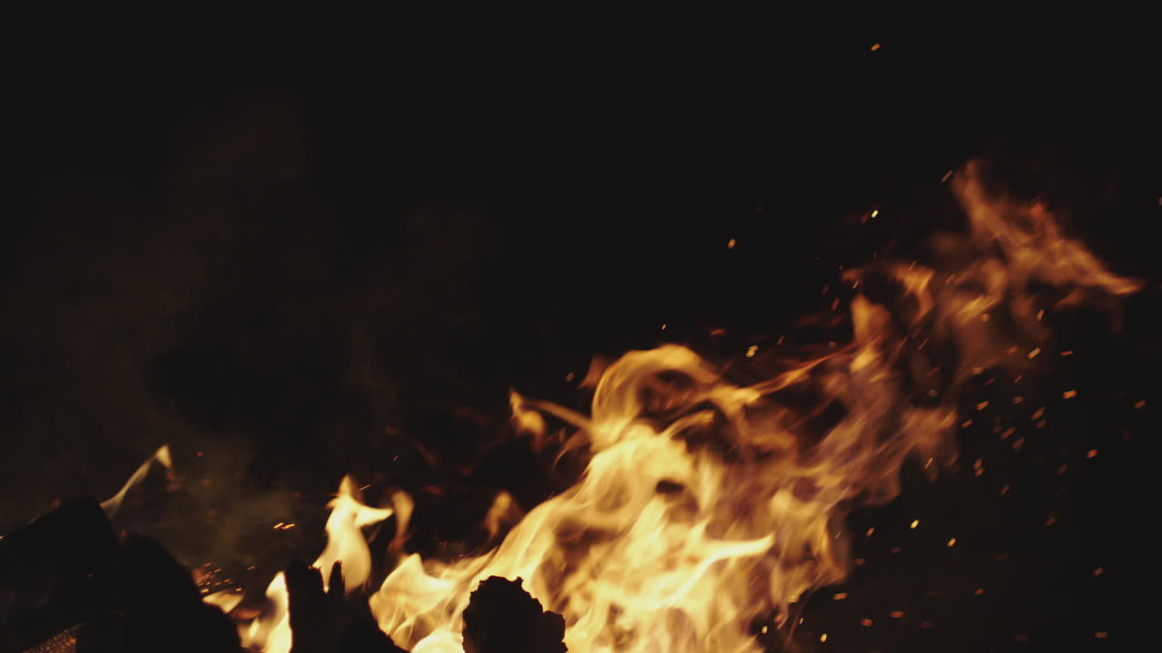 Burning Fire Flames and Sparks