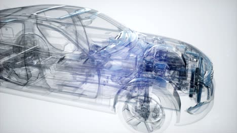 motores de automóviles detallados y otras piezas
