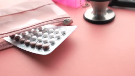 birth control pills and medical supplies