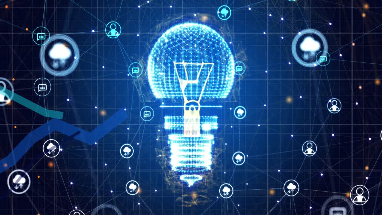 전구의 애니메이션과 데이터 처리