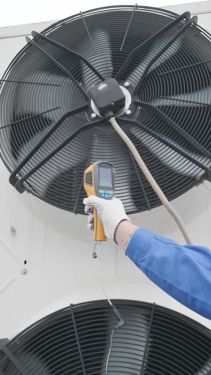 HVAC System Maintenance with Infrared Thermometer