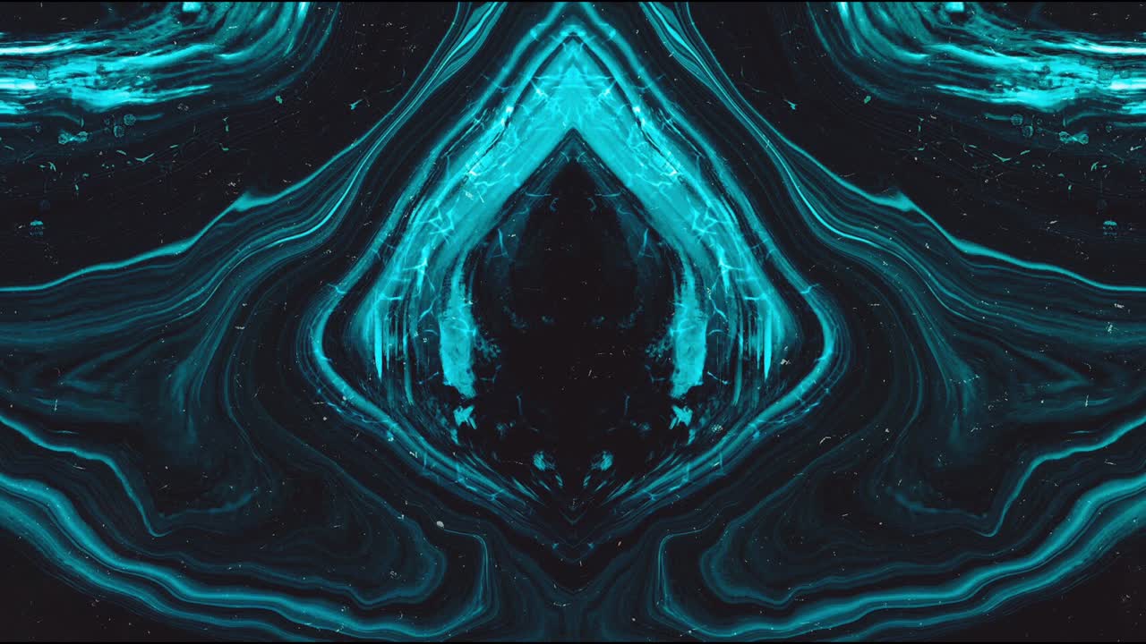 An digital artwork which is animated to flow