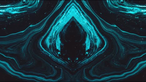 An digital artwork which is animated to flow
