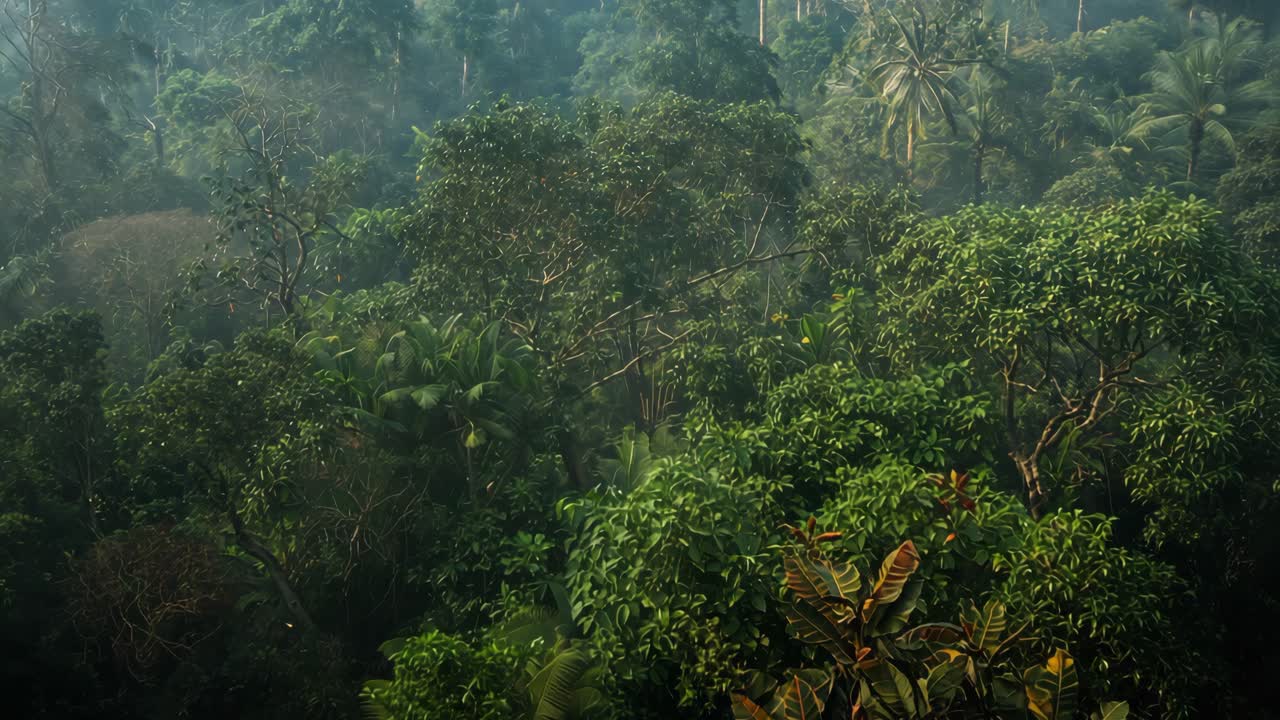 La jungle tropicale luxuriante