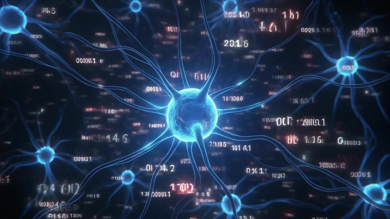 Digital Neural Network Representing Artificial Intelligence and Data Processing