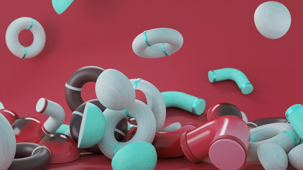 composición de formas geométricas abstractas