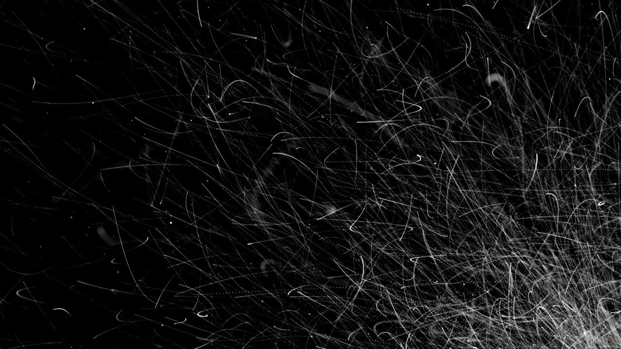 4k creciente red de líneas y puntos stock video - bucle