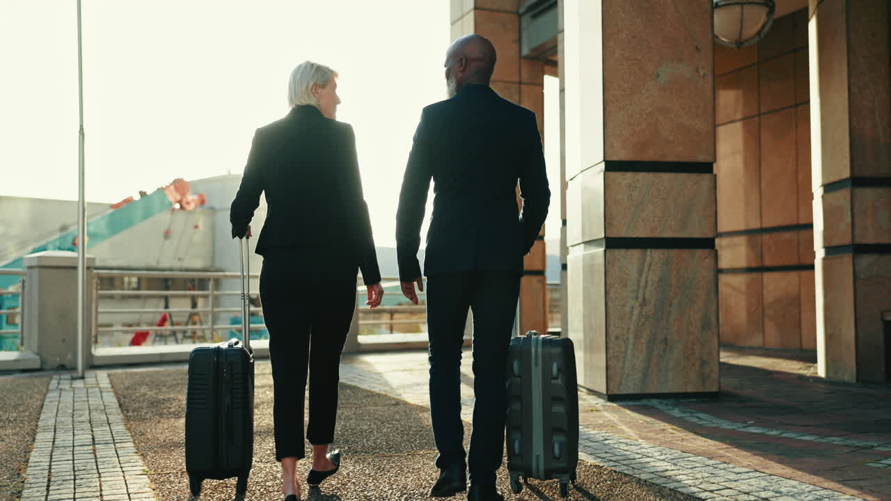 maleta, viajes de negocios y personal de vuelta