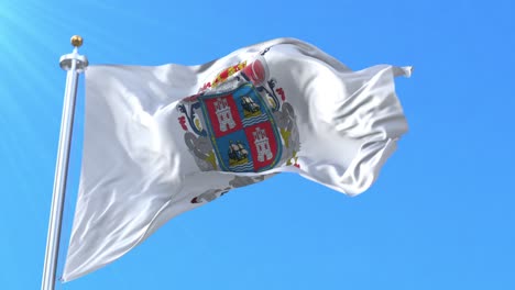 la bandera de campeche, en méxico.