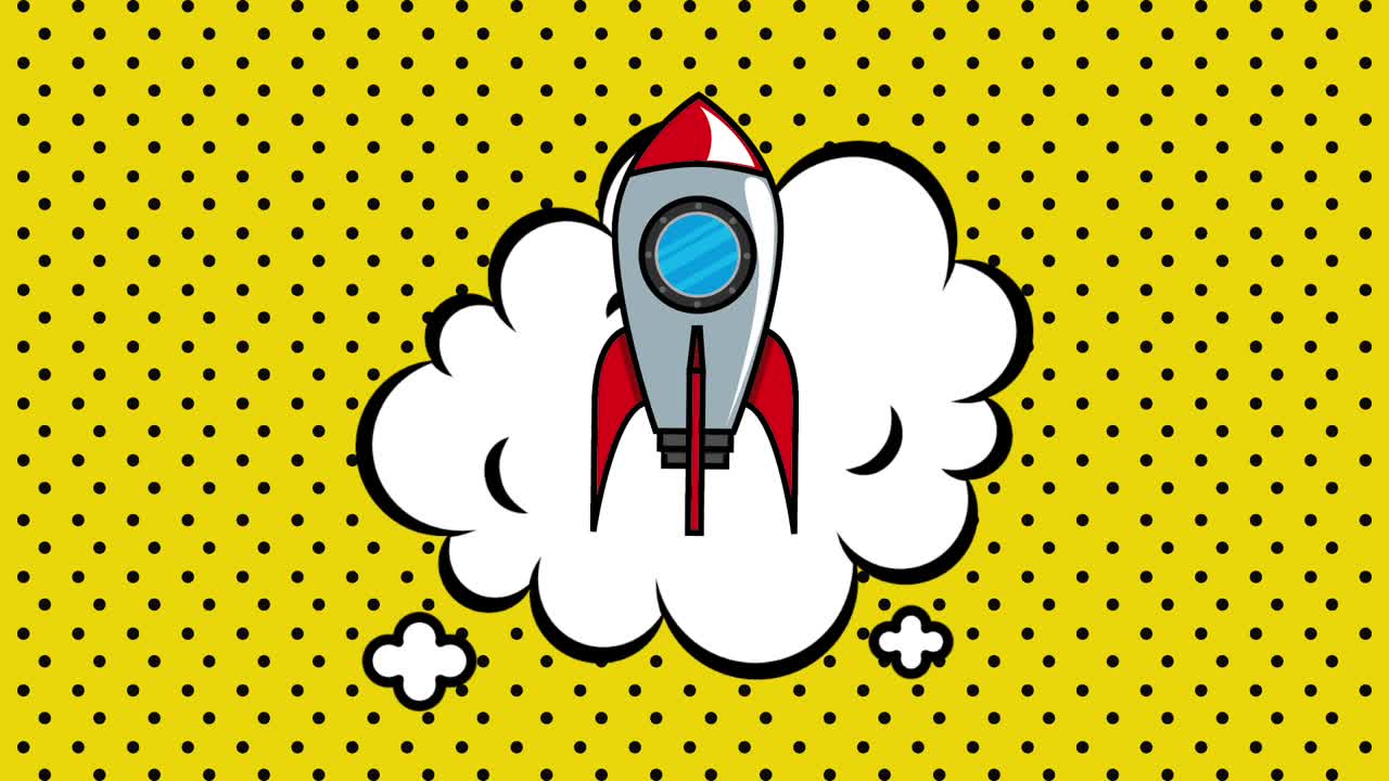 animación de arte pop