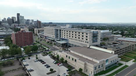 panoramic aerial arc view of st