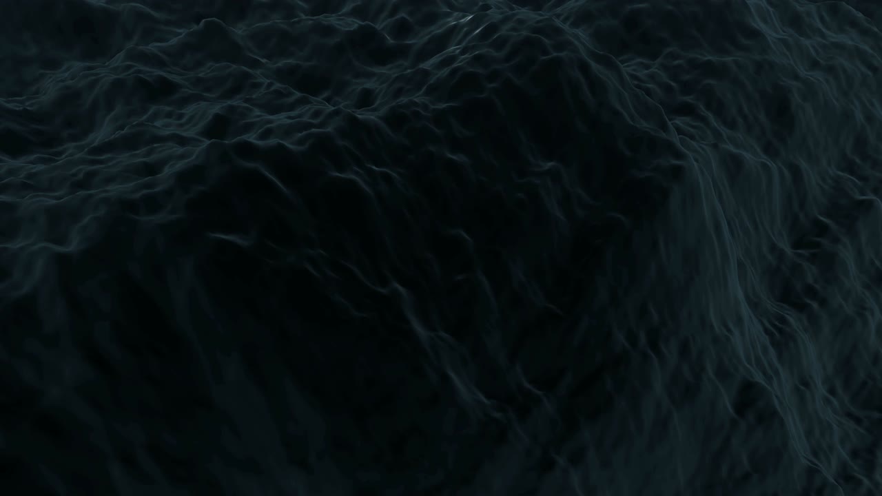 4K Rough Dark Sea Loop 3D A loop of big waves in an agitated ocean. Camera goes underwater several times. Motion graphic and animation background. Storm on sea.