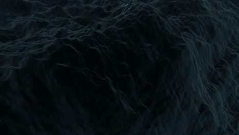 4k rough dark sea loop 3d a loop of big waves in an agitated ocean. camera goes underwater several times. motion graphic and animation background. storm on sea.