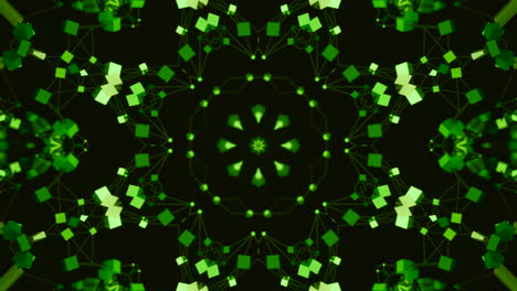 abstract green geometric pattern