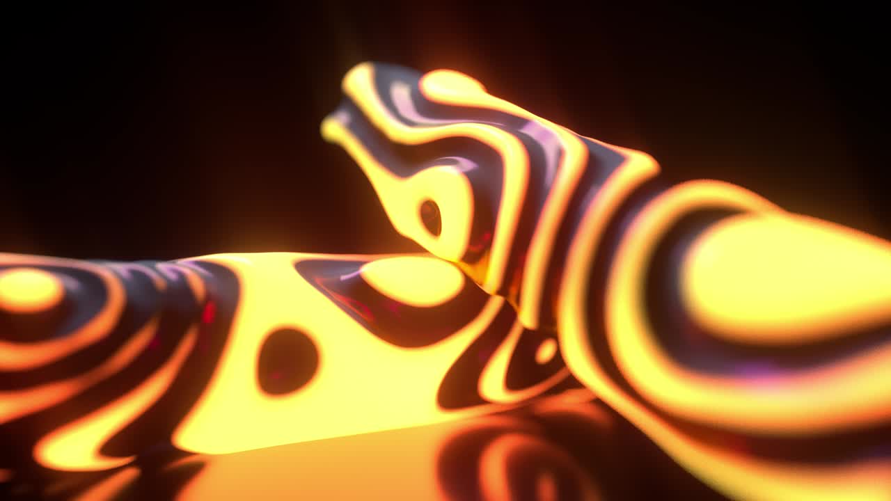 반이는 네온 빛 구