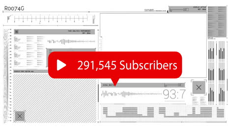 animation of subscribes text and data processing over white background