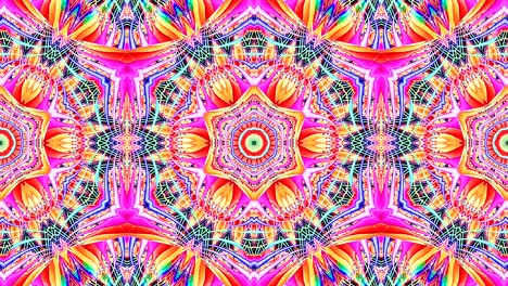 beautiful abstract kaleidoscope that shines, a radiant light that regulates the subtle movements