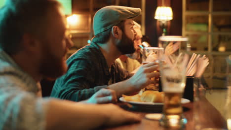 football fans watching match