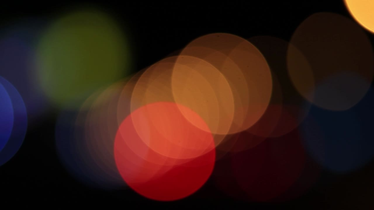 Bokeh lights in the night background, abstract backgrounds, bokeh background
