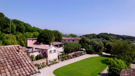 Aerial-View-of-Monaco-Estate:-Expansive-Lawn-and-Huge-Pool-Offer-Million-Dollar-Views-of-Coastal-Mediterranean