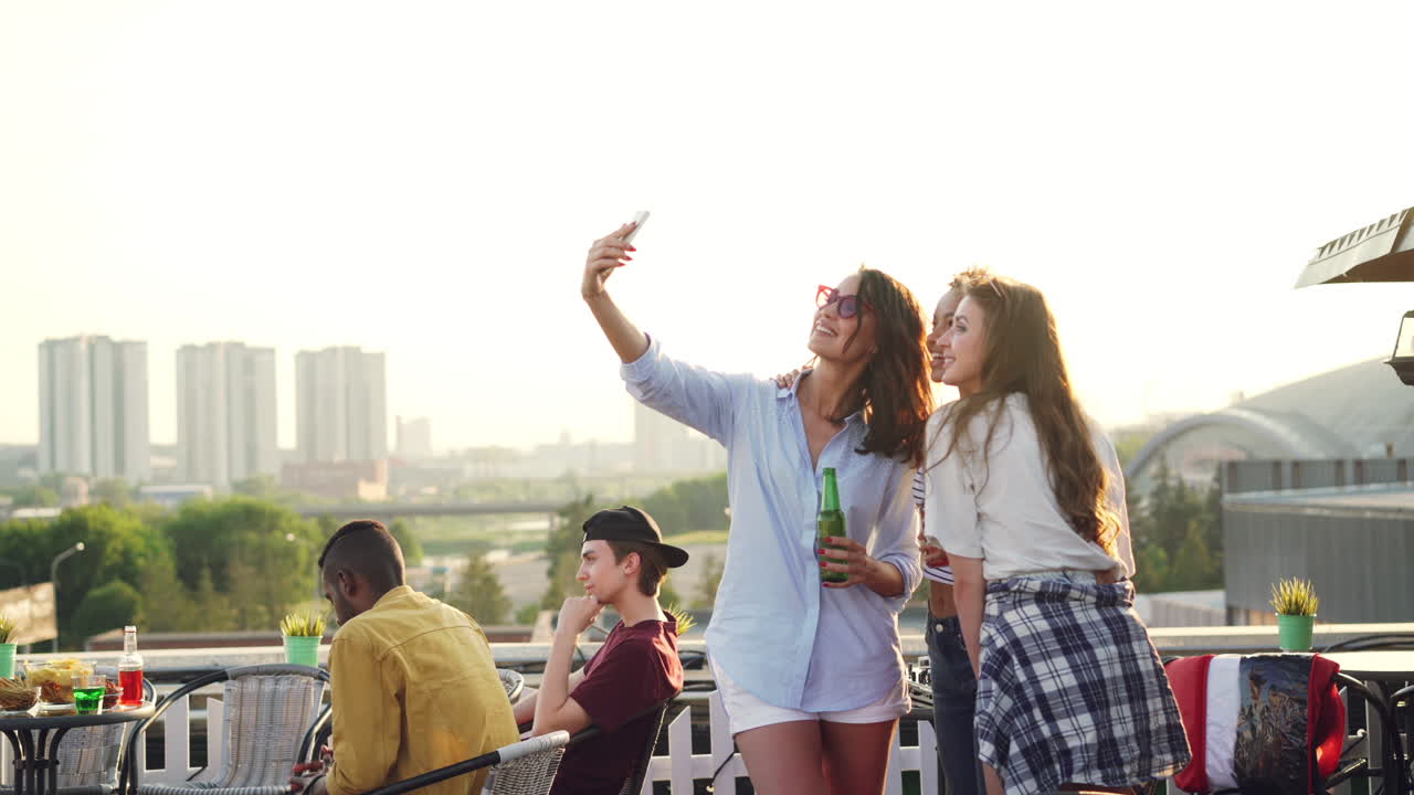 Rooftop Party Selfie