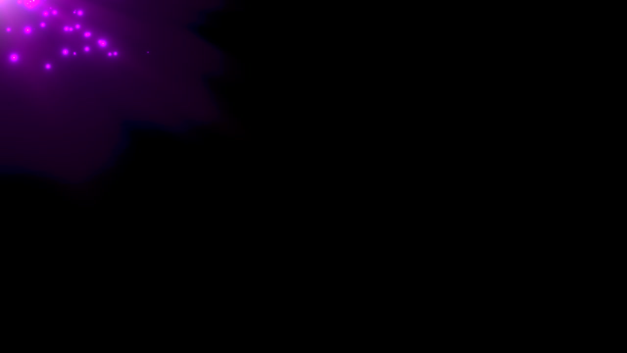 Motion purple particles and stars in galaxy
