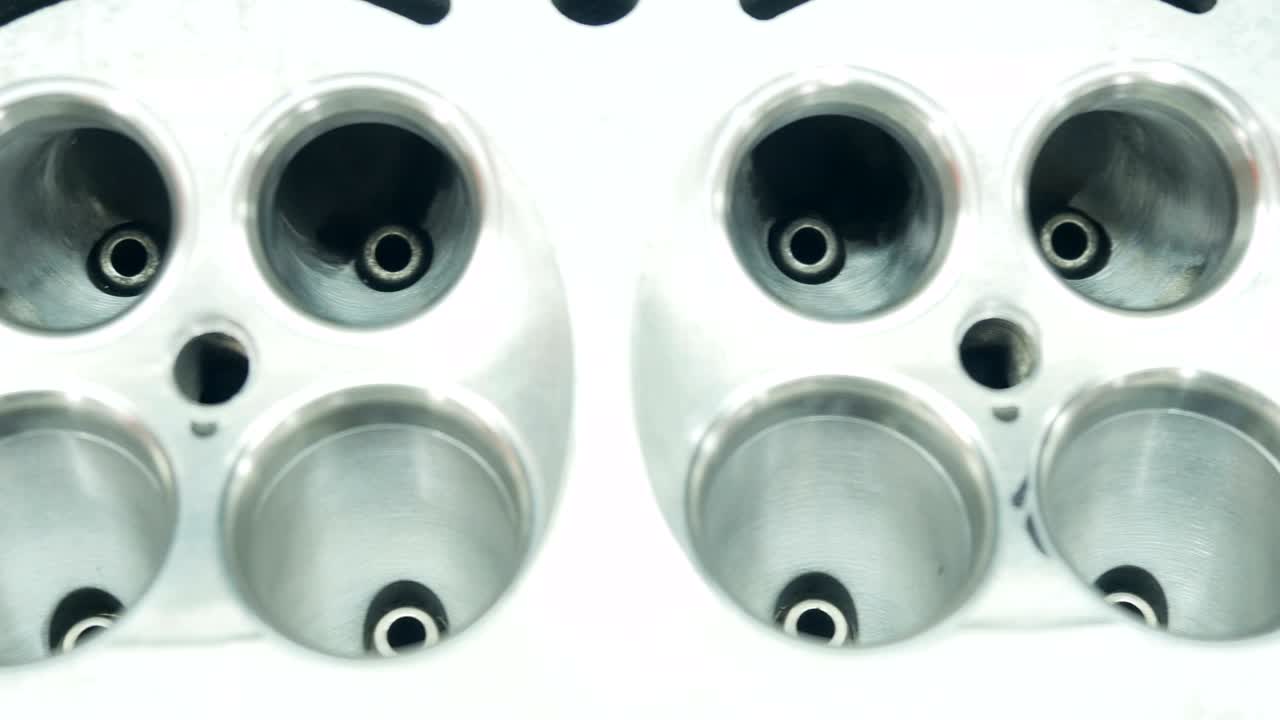 cabeza del cilindro en primer plano