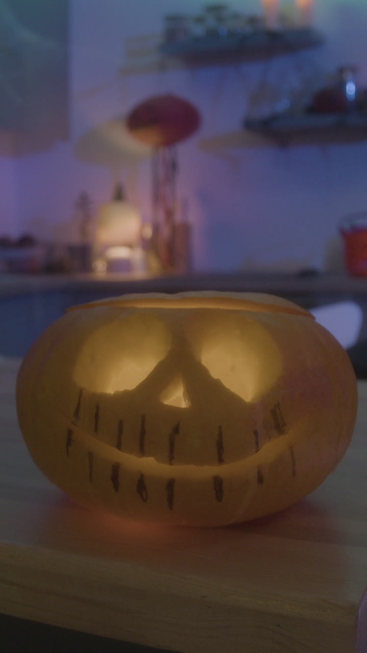 Spooky Jack-o'-Lantern for Halloween