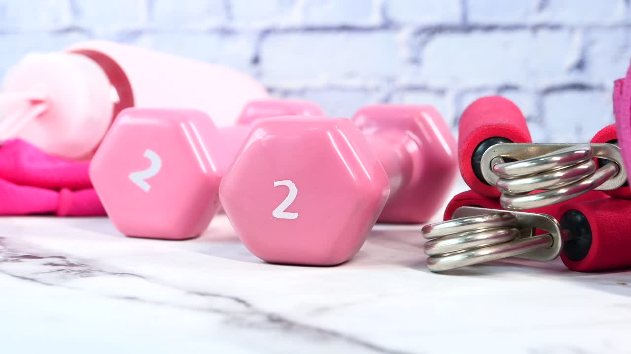 Pink Exercise Equipment