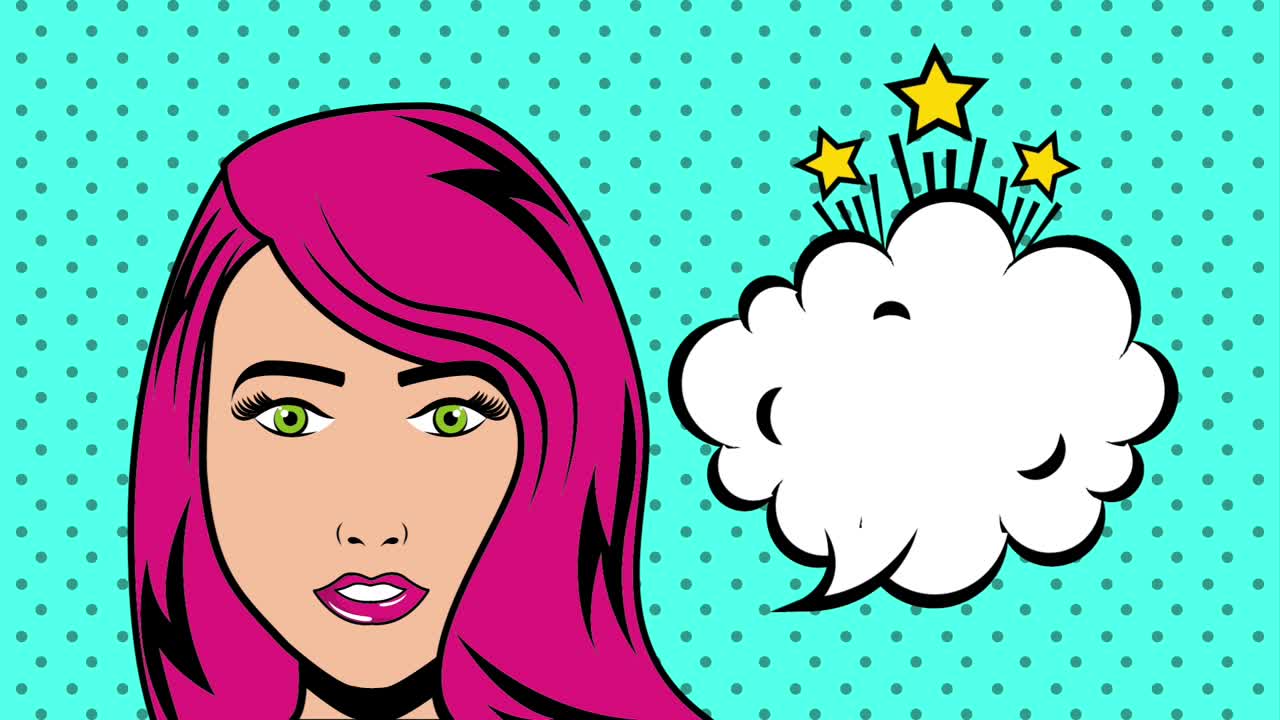 animación de arte pop