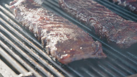 costillas a la barbacoa filmadas en cámara lenta con sony fs7
