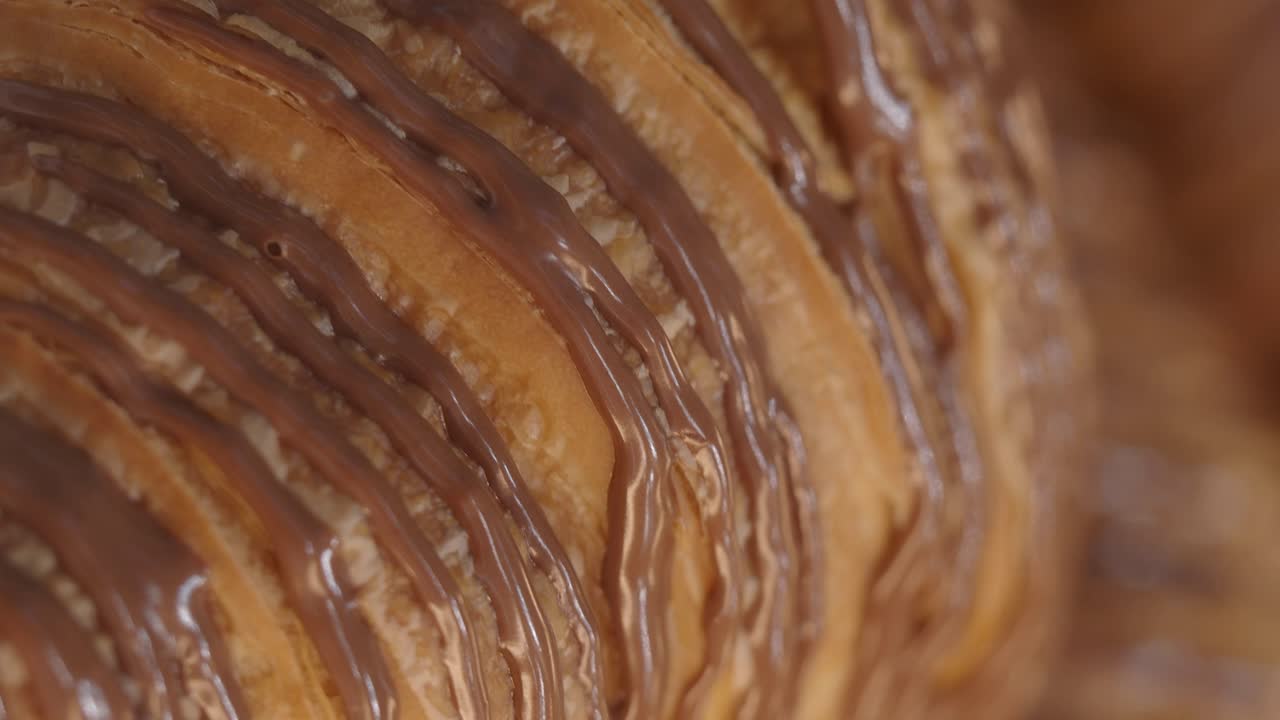 Chocolate Croissant Close-Up