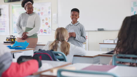 students in a classroom
