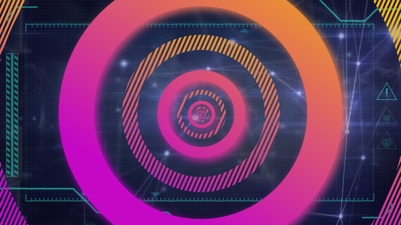 animación del escaneo del alcance sobre la cuadrícula