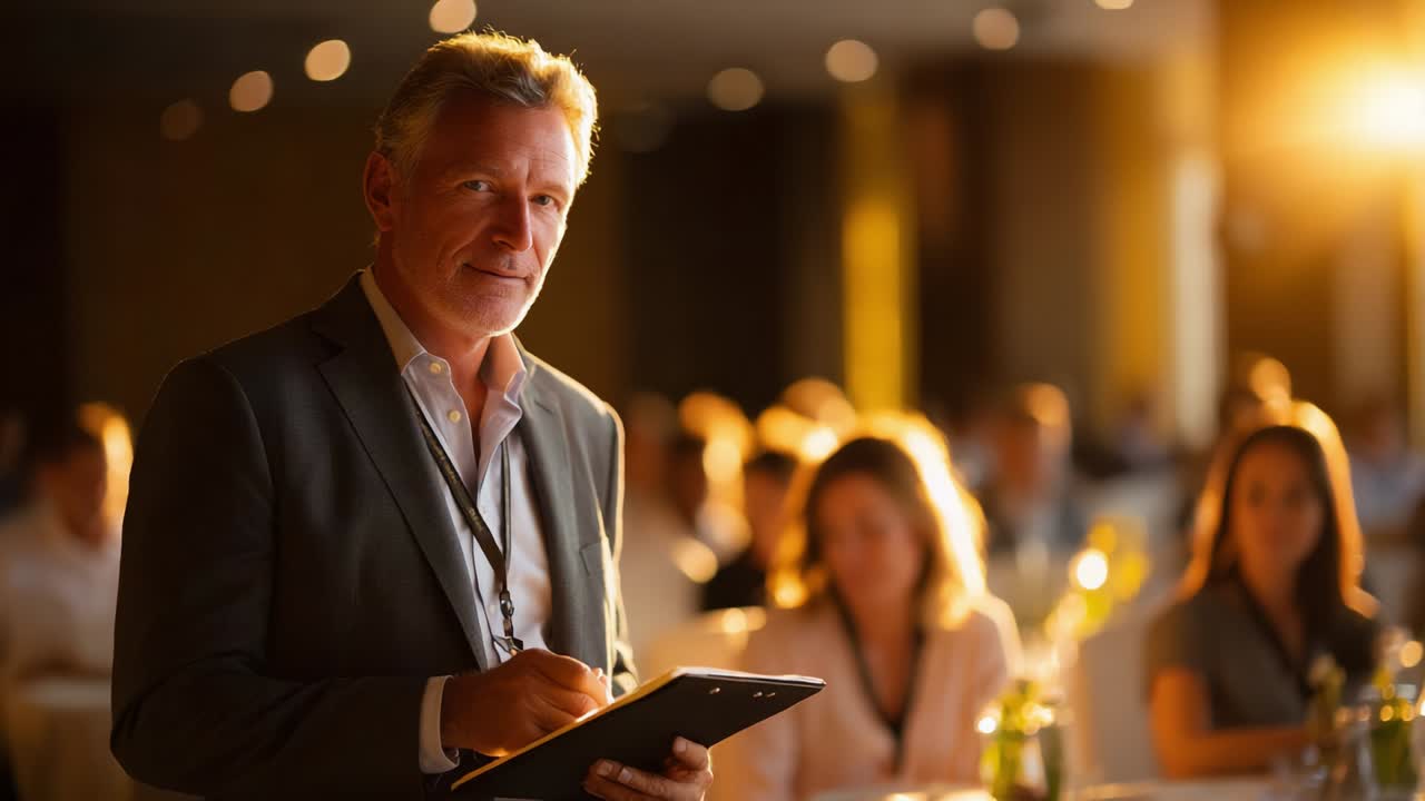 apresentação de conferências de negócios