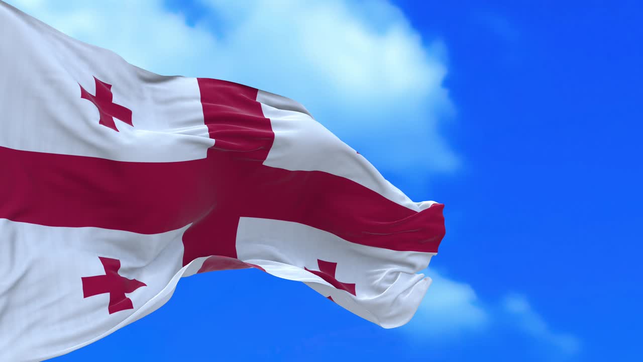 조지아 발의 끊임없는 루프.