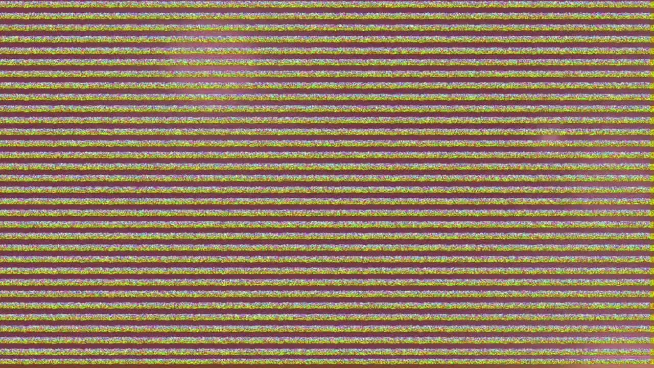Animation of tv static effect over background with copy space