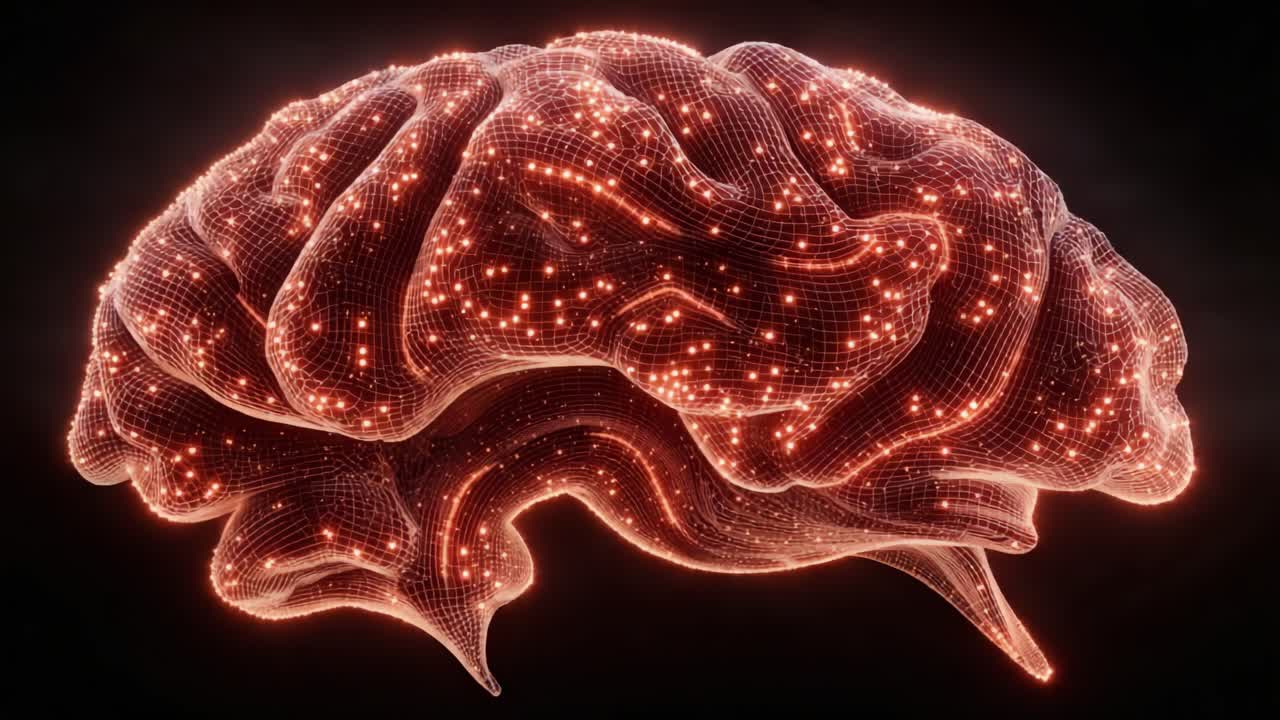A Captivating Visual Representation of a Neural Network: This High-Tech Image of a Brain Illustrates the Intricacies of Human Cognition and Connectivity
