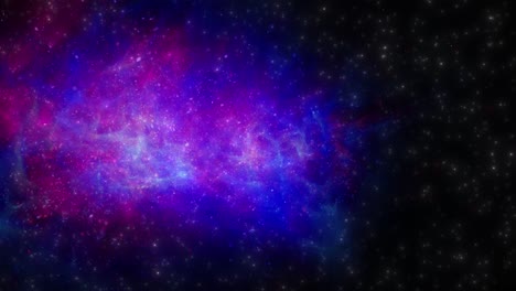 impresionante animación cg del espacio