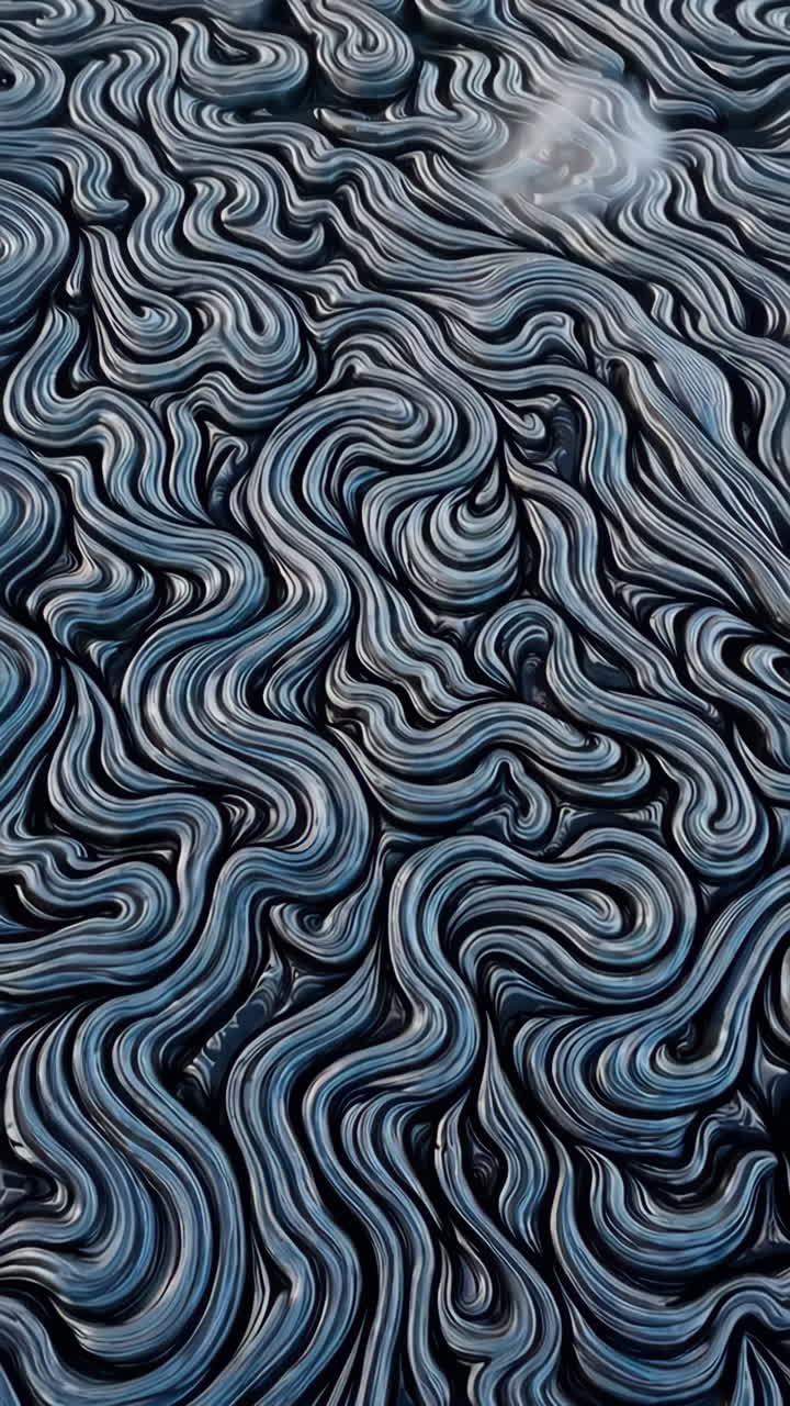 Modello astratto di linee vorticose