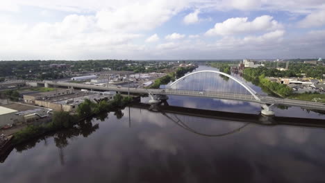 lowry avenue bridge on the mississippi river