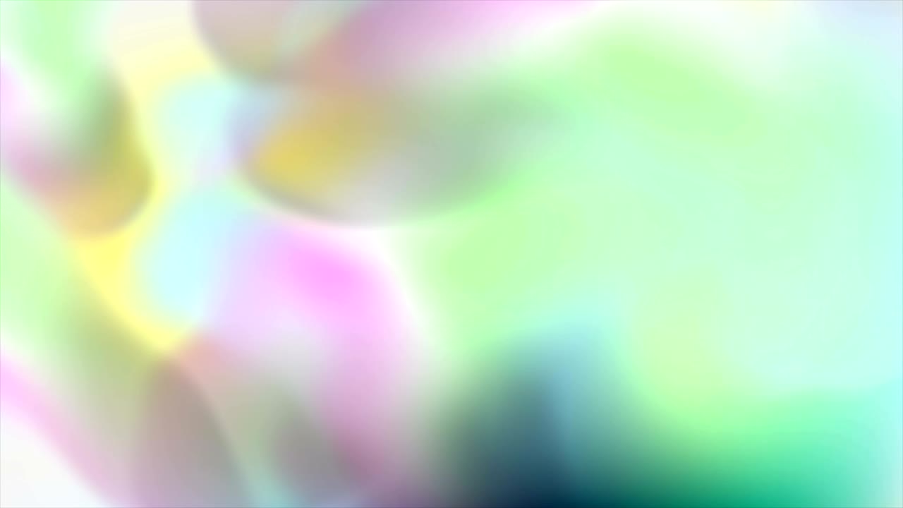 líquido holográfico ondas suaves animación de video abstracta