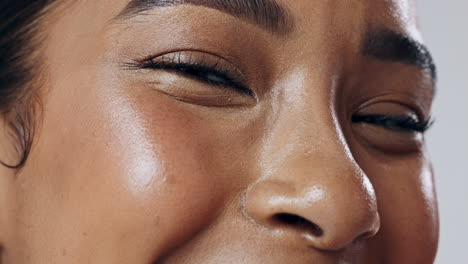 close-up woman face portrait