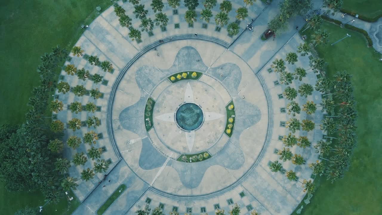 서클 파크의 공중 영상