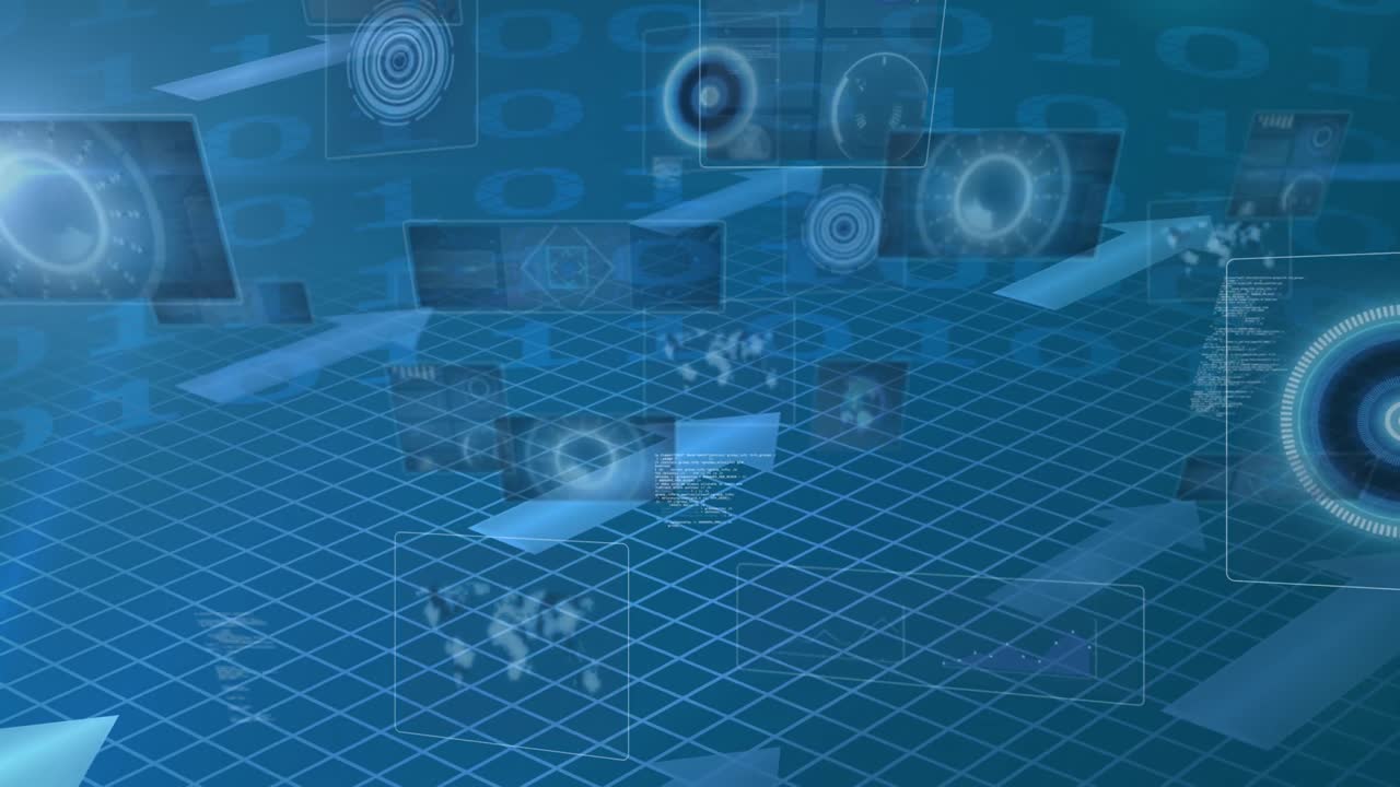 스 ⁇  스캔 및 데이터 처리 스크린에서 그리드에 화살표를 통해 애니메이션