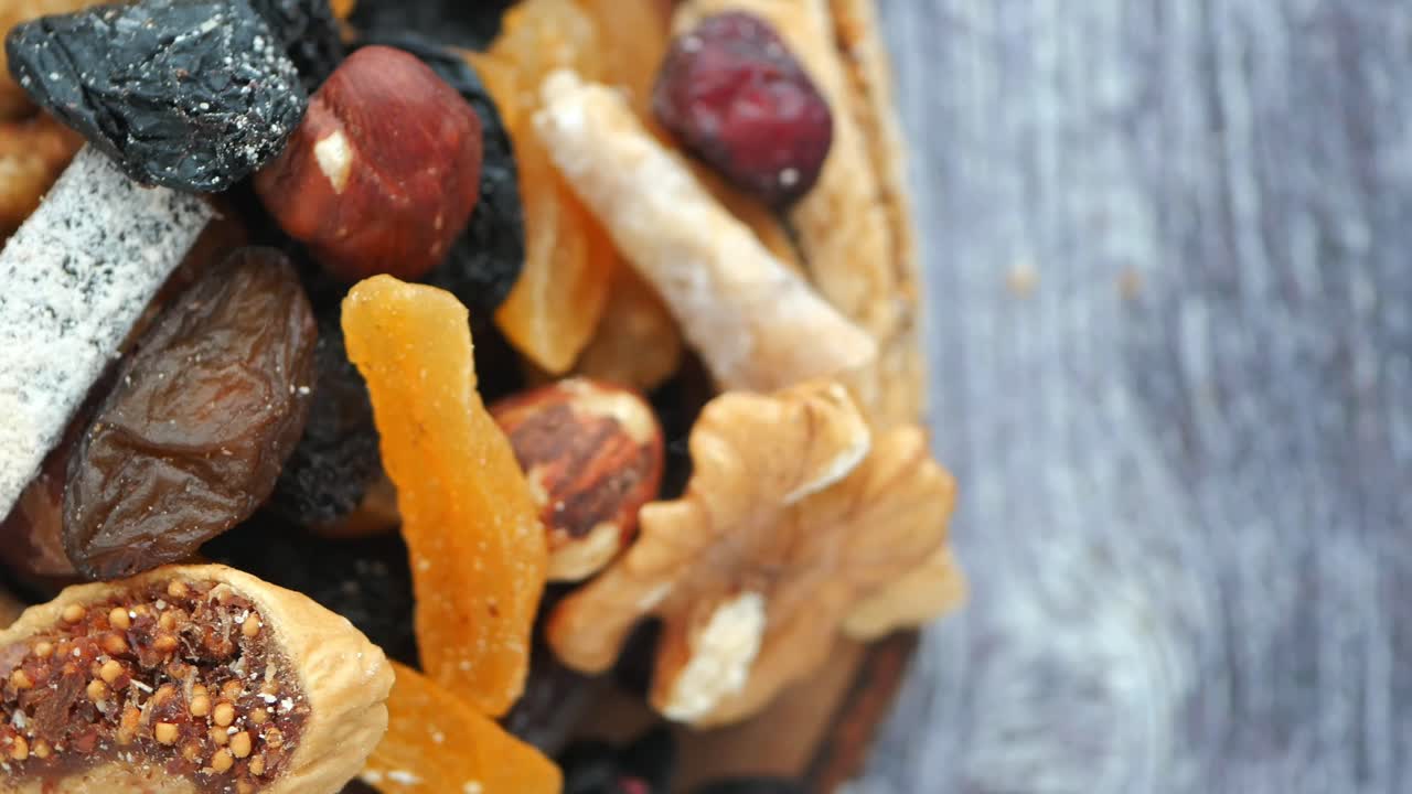 건조 과일 및 견과류의 종류