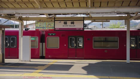 JR-Fukusaki-Station-in-Hyogo-Japan-on-Warm-Sunny-Day-4k